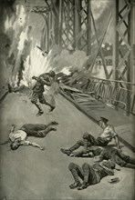 Blowing Up A Bridge Across the Aisne at Soissons', (1919).