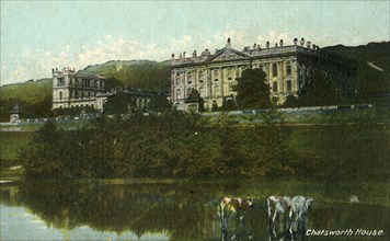 Chatsworth House', late 19th-early 20th century.