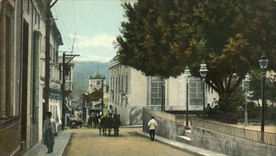 Santiago de Cuba - Calle de Santo Tomas', 1907.