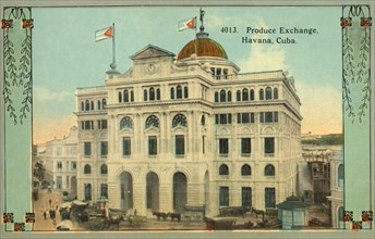 Produce Exchange, Havana, Cuba', c1910s.