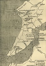 Map of the Gallipoli Peninsula', 1919.