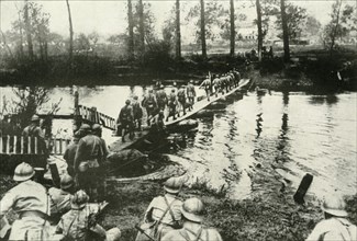 French Troops Crossing a River', (1919).