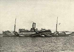 H.M. Auxiliary Cruiser "Coronado" Camouflaged', (1919).