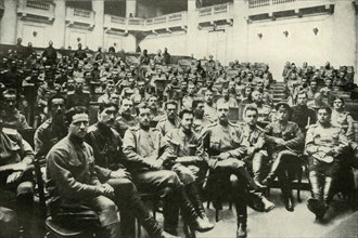 Soldier Delegates of the Russian Armies at the Douma', (1919).