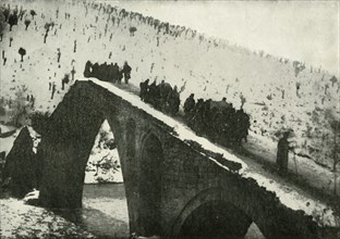 The Serbian Army General Staff On Their Retreat Through Albania', (1919).