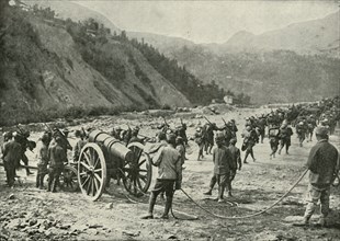 The Italian Army On The March', (1919).