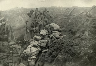 Captured German Trenches at Les Eparges', (1919).