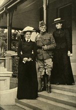 Lord Roberts and his Daughters at Pretoria', 1900, (1901).