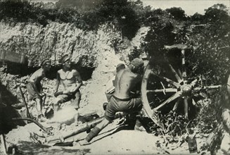 Australian Gunners on the Gallipoli Peninsula', (1919).