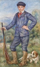 Jean Renoir comme chasseur, 1910.