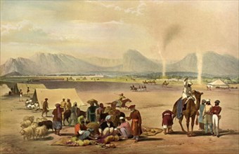 The City of Kandahar Looking from the South Towards Baba Wali Mountain', c1840, (1901).