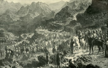 Crossing the Zamburak Kotal', (1901).