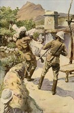 Roberts Saved by a Trooper at Bhagwana', (1901).