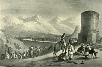 The Valley of Maidan and Buzrak Tower', 1842, (1901).