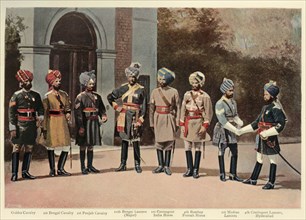 Types of Indian Cavalry', 1901.