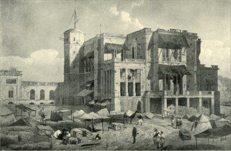 Front View of the Residency, Lucknow, After the Relief', c1858, (1901).