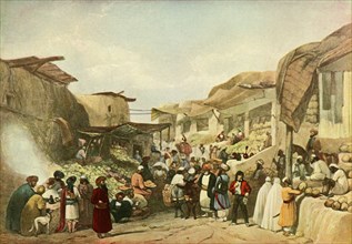 The Main Street in the Bazaar at Kabul in the Fruit Season', c1840, (1901).