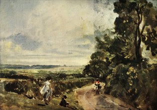 A Country Road with Trees and Figures', c1830, (1934).