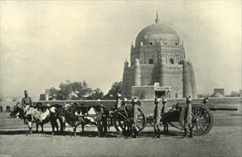 Indian Garrison Artillery with Heavy Battery (40-pr. M.L.) Equipment - Drill Order (Khaki)', 1901.