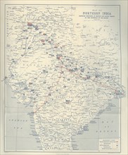 Map of Northern India', 1901.