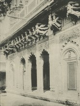 The "Paries" - Carvings in Ambethi Temple, Benares', .