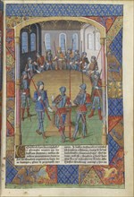 Lancelot du Lac. Le roi Arthur et les chevaliers de la Table ronde, 1494.