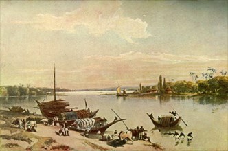 Barrackpur - On the Ganges Near Calcutta', 1840s, (1901).