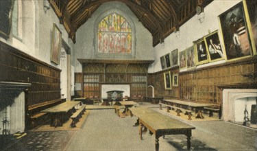 The Dining Room, Eton College', 1910.