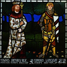 King Arthur and Sir Lancelot, 1862.