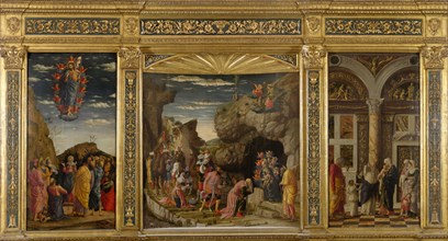 Trittico degli uffizi (Uffizi Triptych), ca 1463-1464.