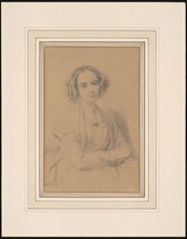 Portrait of the composer Fanny Hensel née Mendelssohn (1805-1847), 1847.