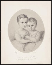 The granddaughters Fanny and Cécile Hensel, ca 1860.