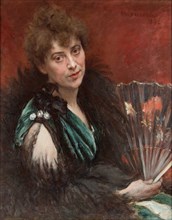 Woman with fan, 1892.