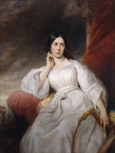 Portrait of the opera singer Maria Malibran-Garcia (1808-1836), as Desdemona, 1830.