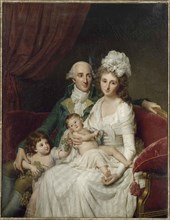 Monsieur Olive, trésorier des États de Bretagne et de sa famille, 1791-1792.