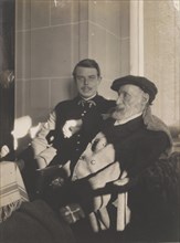 Pierre-Auguste and Jean Renoir, c. 1916.