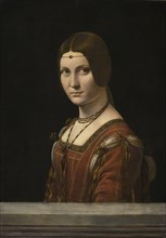 Portrait of an Unknown Woman, called La Belle Ferronnière, 1490-1496.