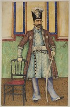 Portrait of Nasser al-Din Shah Qajar (1831-1896), Shahanshah of Persia, ca 1855.