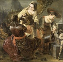 Rebecca and Eliezer at the Well, c. 1645.