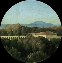 Roman landscape with acuaduct of the Villa Borghese, 1807.