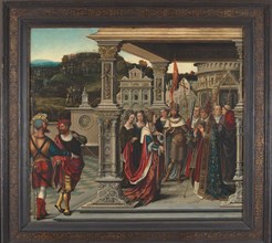 Saint Helena before the Pope in Rome, ca 1510-1520.