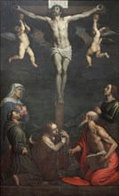 The Crucifixion with Saints, Early 17th cen..