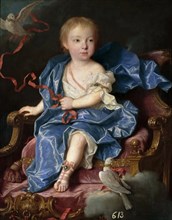 Maria Antonia Ferdinanda of Spain (1729-1785), future Queen of Sardinia, 1731.