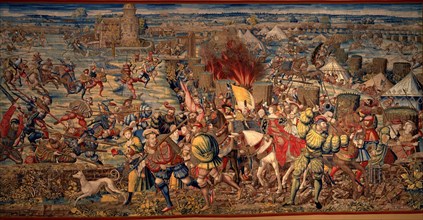 The Battle of Pavia, ca 1530.