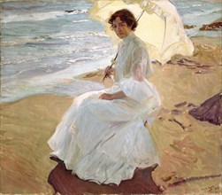 Clotilde on the Beach, 1904.