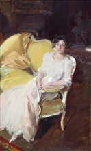 Clotilde Sitting on a Sofa, 1910.