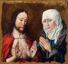Christ Showing His Mother the Nail Wounds in His Hands, c. 1490.
