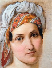 Ritratto della moglie Vincenza Scaccia, 1816.