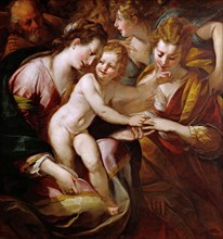 The Mystical Marriage of Saint Catherine, c. 1616-1618.