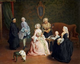 The family concert (Concerto familiare), 1750-1752.